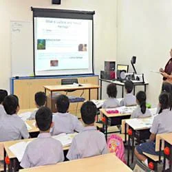 Smart classrooms at Siddhartha Global School, Malihabad