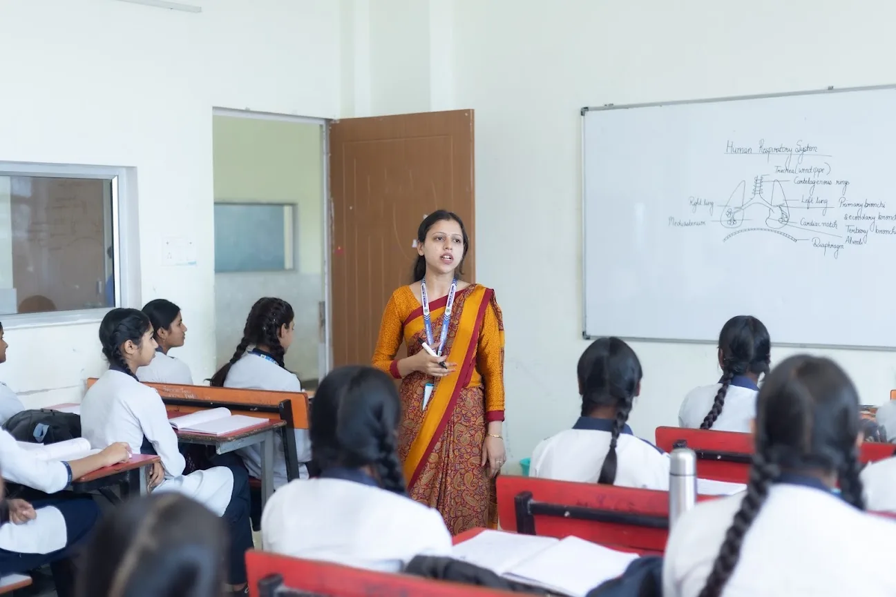 Middle school at Siddhartha Global School, Malihabad