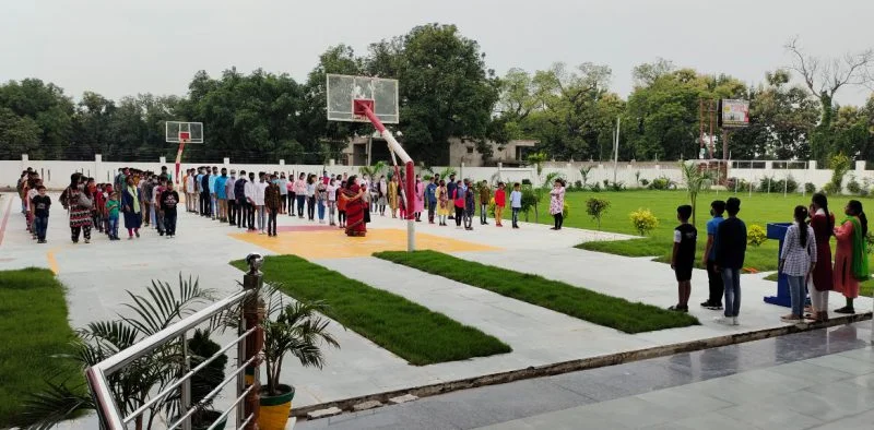Assembly ground, Siddhartha Global School, Malihabad