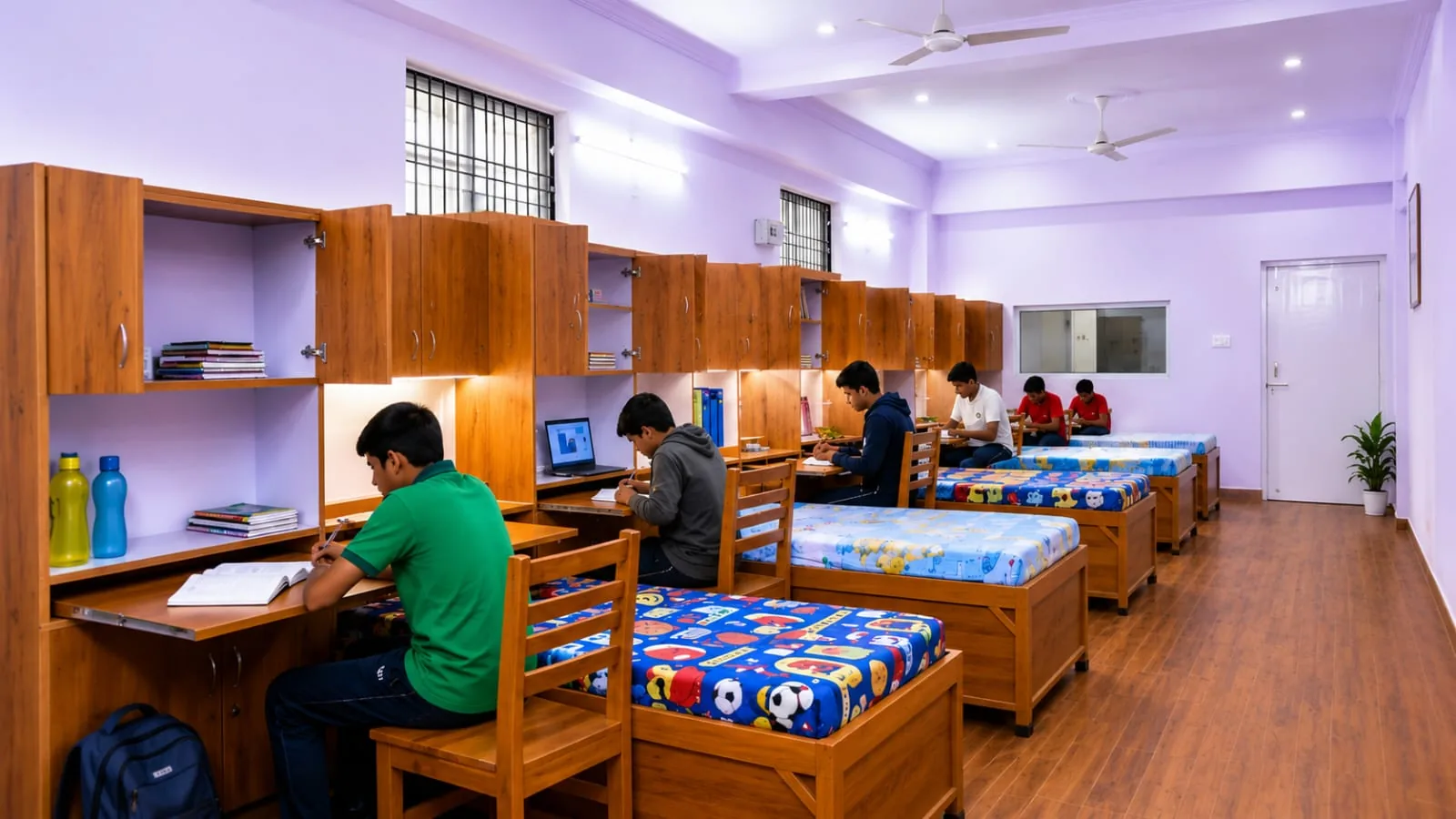 Inside the hostel, Siddhartha Global School, Malihabad