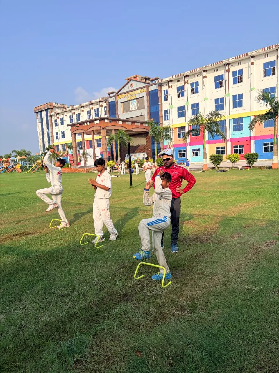 Structured coaching blocks — Cricket Academy of Pathans (CAP), Malihabad